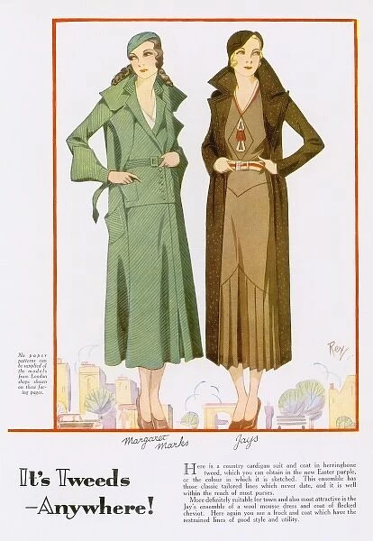 Tweed Fashions for 1932