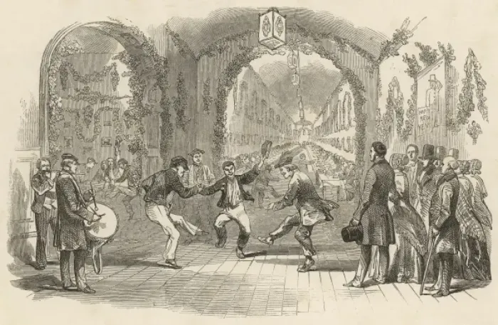 Framed Print : Twelfth Night Entertainment at the Hanwell Lunatic Asylum Framed Print : Twelfth Night Entertainment at the Hanwell Lunatic Asylum
