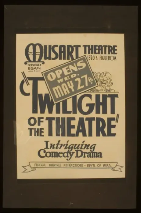 Framed Print : Twilight of the theatre Intriguing comedy drama Twilight of Framed Print : Twilight of the theatre Intriguing comedy drama Twilight of