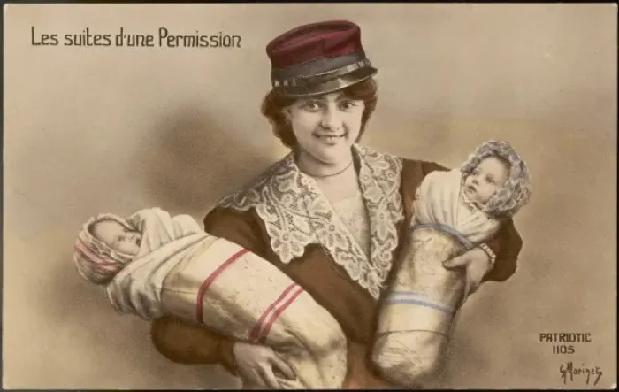 Framed Print : Twins / French Leave C1914 Framed Print : Twins / French Leave C1914