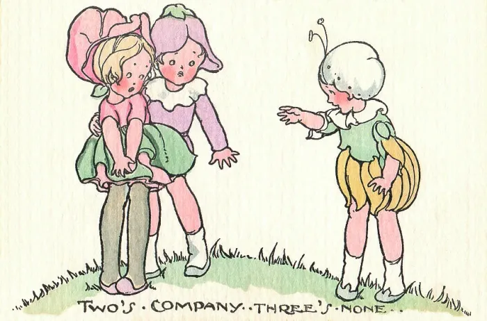 Framed Print : Two's Company Framed Print : Two's Company