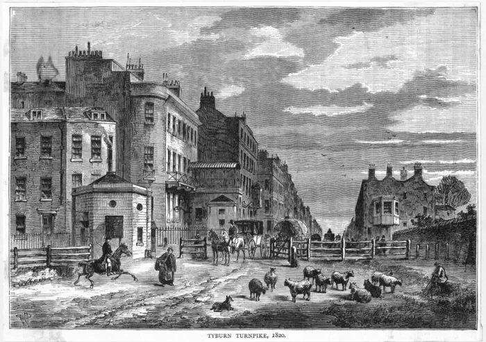 Framed Print : Tyburn Turnpike Framed Print : Tyburn Turnpike
