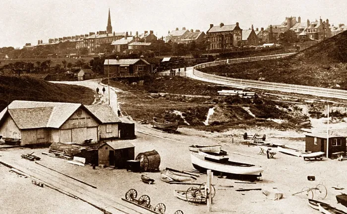 Framed Print : Tynemouth from Spanish Battery Framed Print : Tynemouth from Spanish Battery