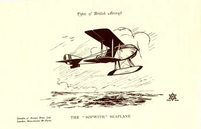 Framed Print : Types of British Aircraft -- The Sopwith Seaplane Framed Print : Types of British Aircraft -- The Sopwith Seaplane