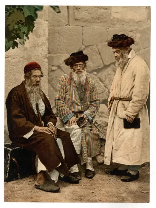 Framed Print : Types of Jews in Jerusalem, Holy Land Framed Print : Types of Jews in Jerusalem, Holy Land