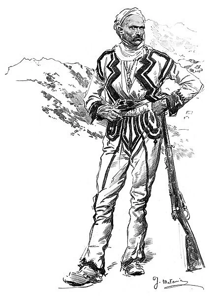 A Typical Albanian soldier
