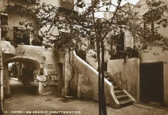 Framed Print : A typical corner on Capri - Italty Framed Print : A typical corner on Capri - Italty