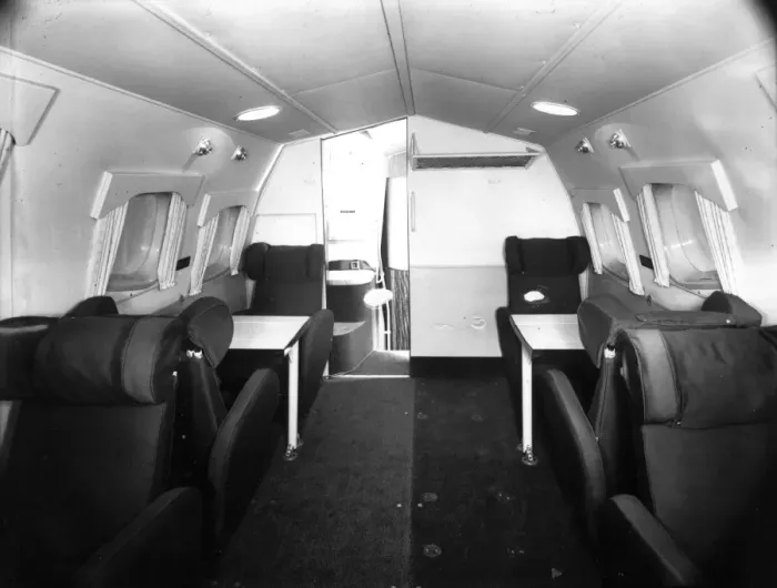 Framed Print : Typical Short Solent upper-deck cabin Framed Print : Typical Short Solent upper-deck cabin
