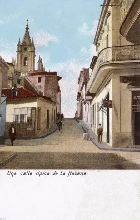 Framed Print : A typical street in Havana, Cuba Framed Print : A typical street in Havana, Cuba