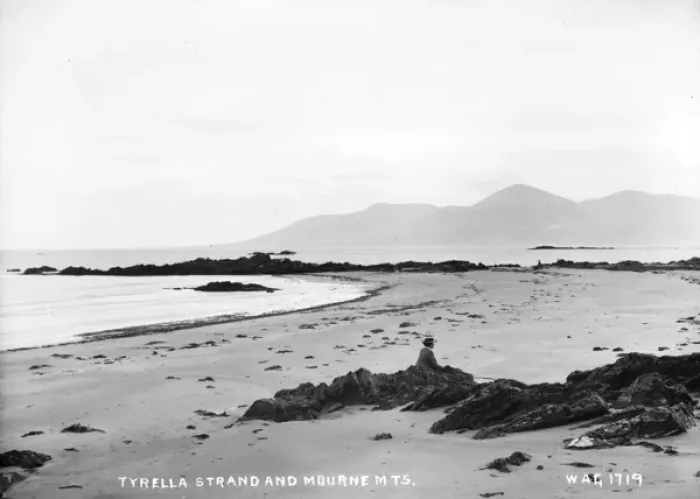 Framed Print : Tyrella Strand and Mourne Mts Framed Print : Tyrella Strand and Mourne Mts