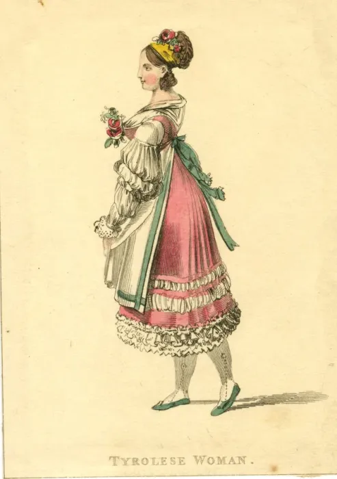 Framed Print : Tyrolese woman Framed Print : Tyrolese woman