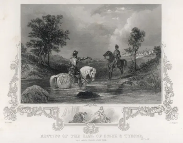 Framed Print : Tyrone and the earl of Essex Framed Print : Tyrone and the earl of Essex