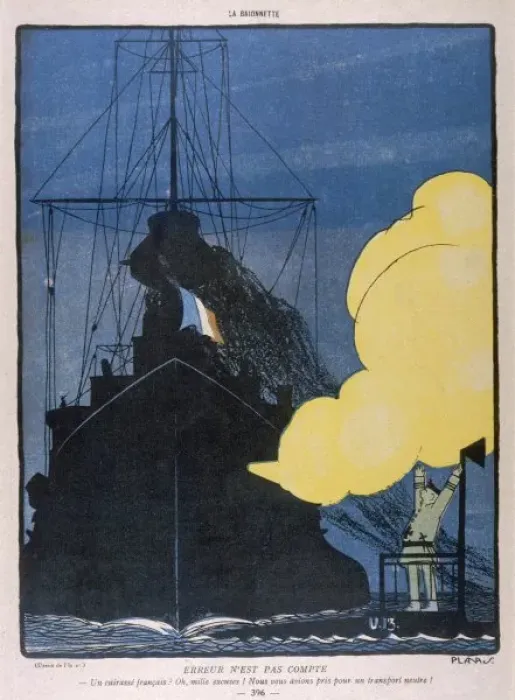Framed Print : U-Boat Gets Wrong Ship Framed Print : U-Boat Gets Wrong Ship