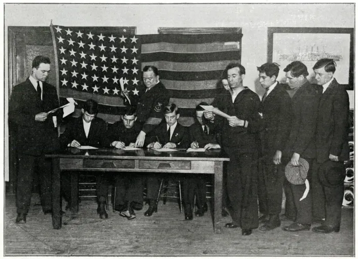 Framed Print : U. S. Navy Recruitment Office, New York Framed Print : U. S. Navy Recruitment Office, New York