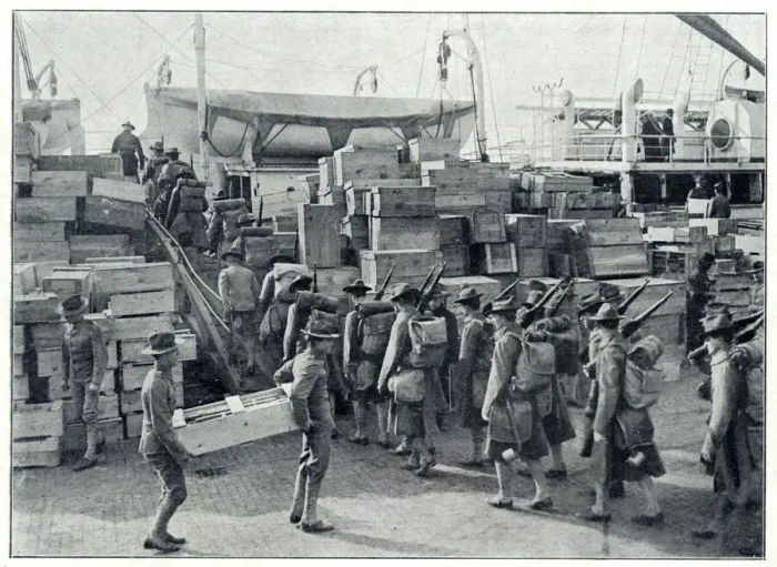 Framed Print : U. S. Troops depart for Mexico 1914 Framed Print : U. S. Troops depart for Mexico 1914