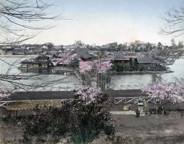 Framed Print : Ueno Park, Tokyo, Japan, circa 1880s. Date: circa 1880s Framed Print : Ueno Park, Tokyo, Japan, circa 1880s. Date: circa 1880s