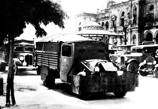 Ugt Armoured Lorry San Sebastian Spanish Civil