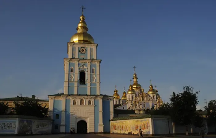 Framed Print : Ukraine. Kiev. St. Michaels Golden Domed Monastery Framed Print : Ukraine. Kiev. St. Michaels Golden Domed Monastery