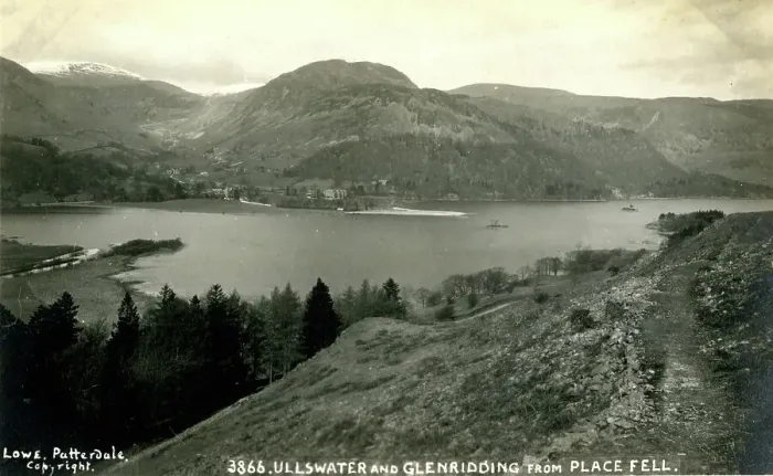 Framed Print : Ullswater and Glenridding from Place Fell, Lake District Framed Print : Ullswater and Glenridding from Place Fell, Lake District