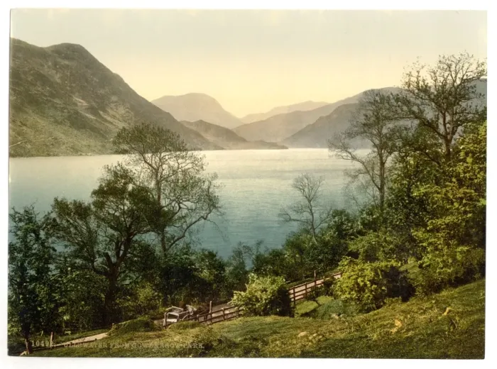 Framed Print : Ullswater, from Gowbarrow Park, Lake District, England Framed Print : Ullswater, from Gowbarrow Park, Lake District, England