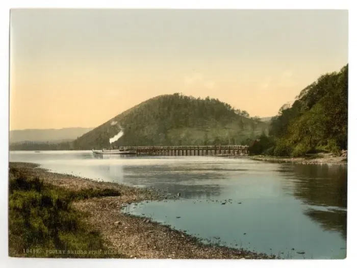 Framed Print : Ullswater, Pooley Bridge Pier, Lake District, England Framed Print : Ullswater, Pooley Bridge Pier, Lake District, England