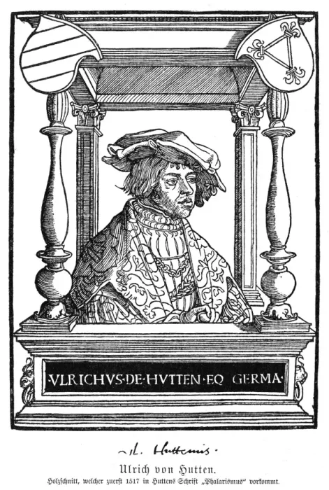 Framed Print : Ulrich Von Hutten Framed Print : Ulrich Von Hutten