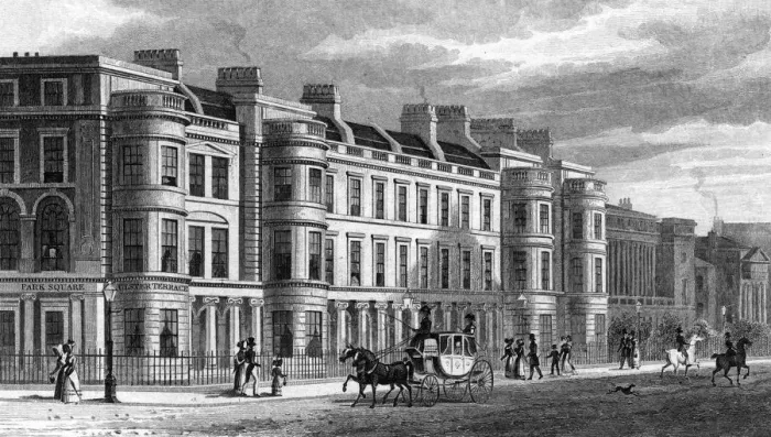 Framed Print : Ulster Terrace Framed Print : Ulster Terrace