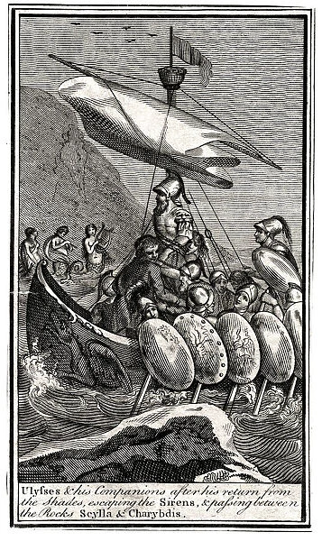 Ulysses and His Companions escaping the Sirens