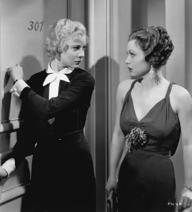 Framed Print : Una Merkel and Steffi Duna in One New York Night (1935) Framed Print : Una Merkel and Steffi Duna in One New York Night (1935)