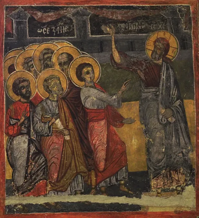 Framed Print : The unbelief of St. Thomas the Apostle. Mural Framed Print : The unbelief of St. Thomas the Apostle. Mural