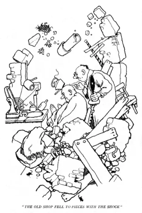 Framed Print : Uncle Lubin, illustration by William Heath Robinson Framed Print : Uncle Lubin, illustration by William Heath Robinson
