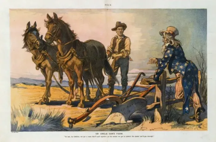 Framed Print : On Uncle Sams farm Framed Print : On Uncle Sams farm