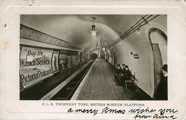 Underground Railway, British Museum Tube Station, Holborn