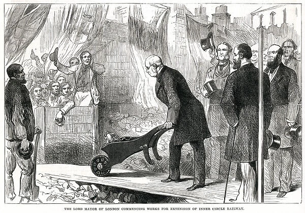 Underground railway construction, Lord Mayor of London 1881