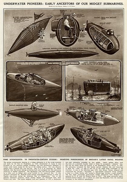 Underwater pioneers by G. H. Davis