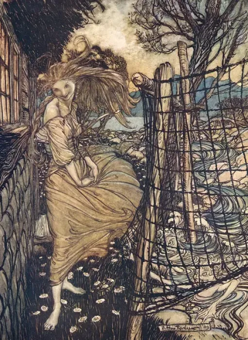 Framed Print : Undine Ashore Framed Print : Undine Ashore