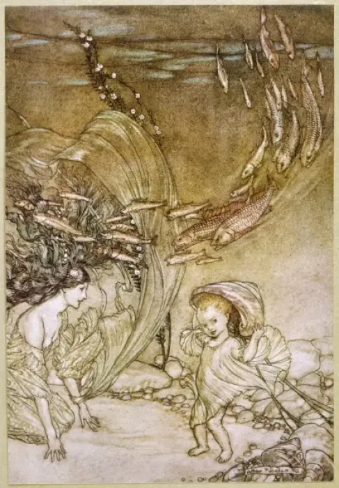 Framed Print : Undine / De LA Motte Framed Print : Undine / De LA Motte