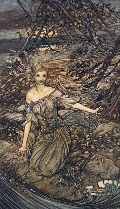 Framed Print : Undine by River Framed Print : Undine by River