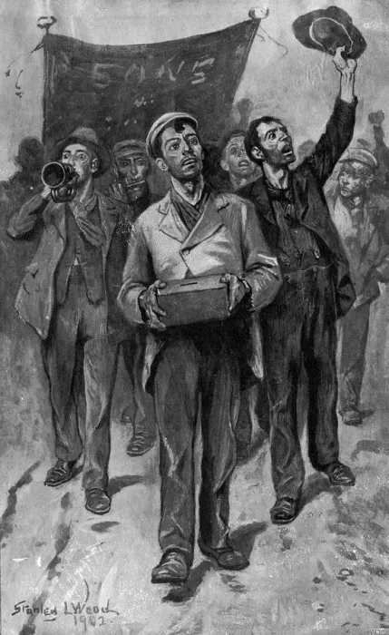 Framed Print : UNEMPLOYED DEMO 1902 Framed Print : UNEMPLOYED DEMO 1902