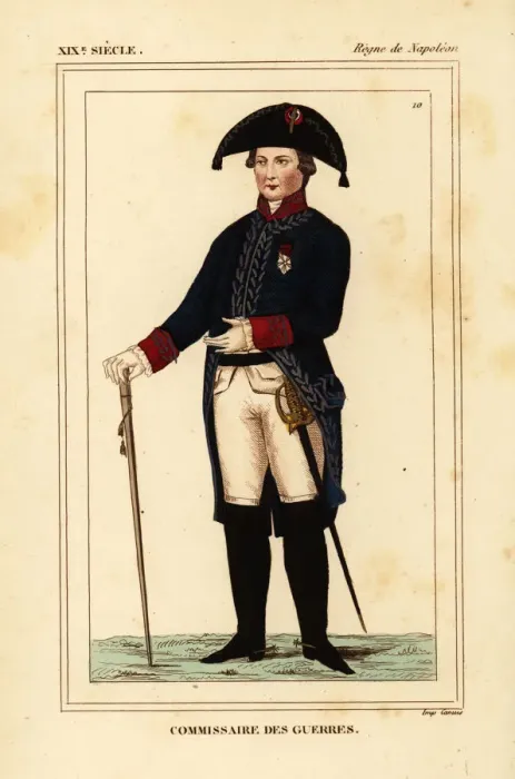 Framed Print : Uniform of the French Commissaire des Guerres Framed Print : Uniform of the French Commissaire des Guerres