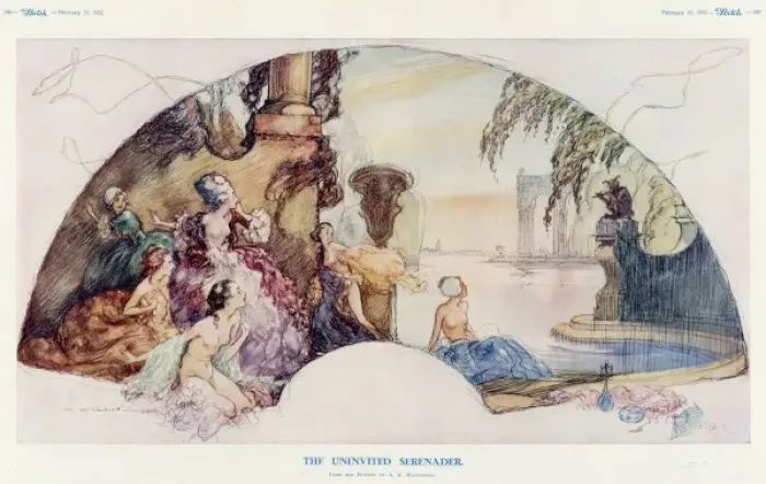 Framed Print : The Uninvited Serenader by A. K. Macdonald Framed Print : The Uninvited Serenader by A. K. Macdonald