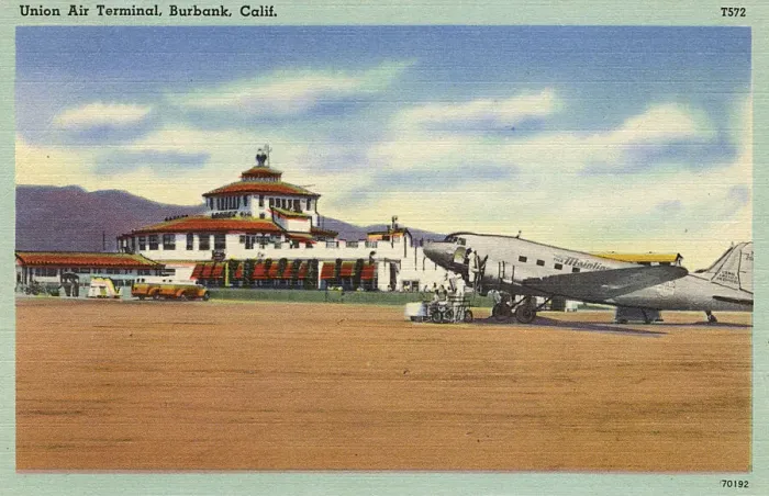 Framed Print : Union Air Terminal, Burbank, California, USA Framed Print : Union Air Terminal, Burbank, California, USA