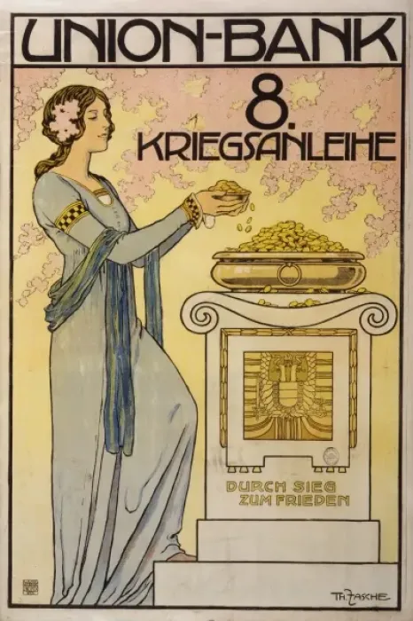 Framed Print : Union-bank, 8. Kriegsanleihe; durch Sieg zum Frieden Framed Print : Union-bank, 8. Kriegsanleihe; durch Sieg zum Frieden