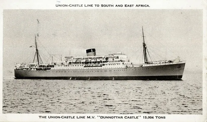 Framed Print : Union-Castle Line MV Dunnottar Castle, Southampton Framed Print : Union-Castle Line MV Dunnottar Castle, Southampton