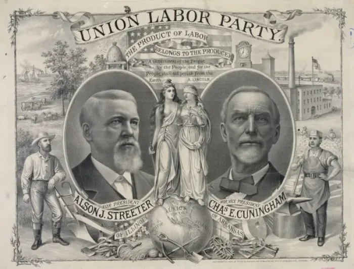 Framed Print : Union labor party Framed Print : Union labor party