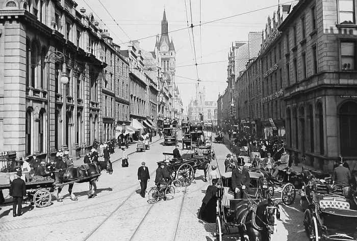 Framed Print : Union Street Aberdeen early 1900s Framed Print : Union Street Aberdeen early 1900s