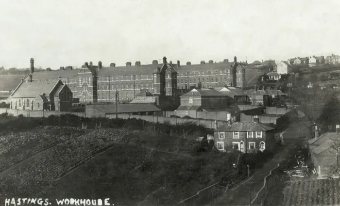 Framed Print : Union Workhouse, Hastings, Sussex Framed Print : Union Workhouse, Hastings, Sussex