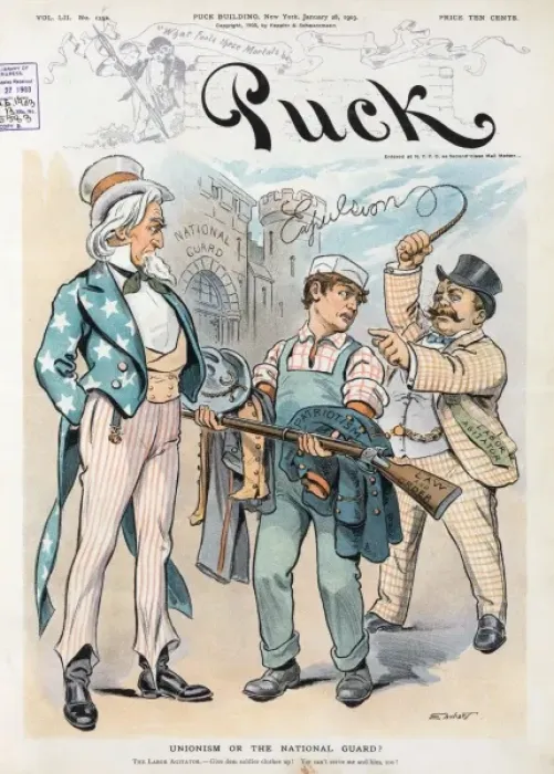 Framed Print : Unionism or the National Guard? Framed Print : Unionism or the National Guard?