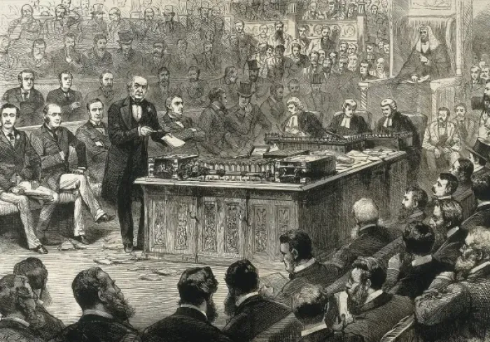 Framed Print : United Kingdom (1886). Prime Minister William Framed Print : United Kingdom (1886). Prime Minister William