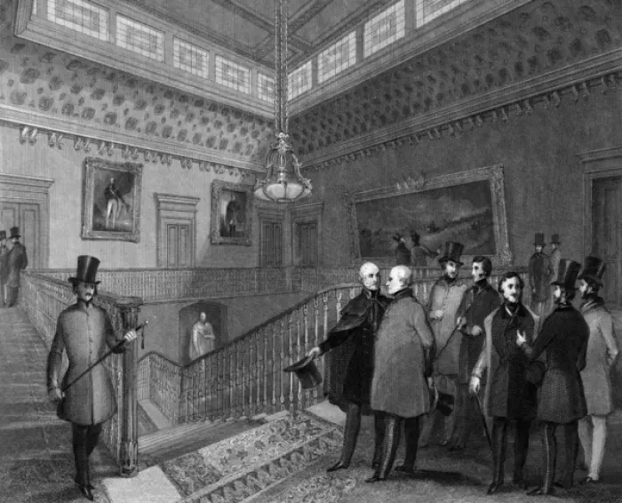 Framed Print : United Service Club, 1840 Framed Print : United Service Club, 1840